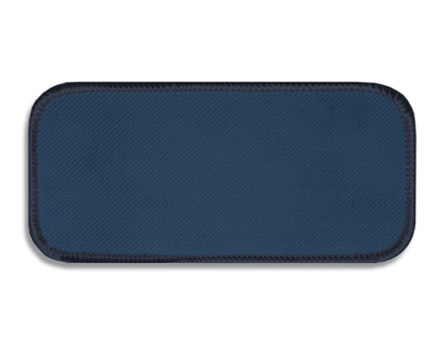 Blank Rectangle Patch 4" x 1 7/8" Slate 33 on CM Slate T3 Merrow Border