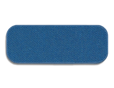 Blank Rectangle Patch 3 1/4" x 1 1/4" Twilight Blue 45 on Twilight Blue T5 Embroidered Border