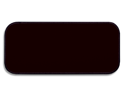 Blank Rectangle Patch 4" x 1 7/8" Maroon 24 on Wine 21 Embroidered Border