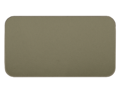 Blank Rectangle Patch 4 1/2" x 2 1/2" Tan 13 with Tan 65 Embroidered Border