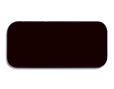 Blank Rectangle Patch 3 5/8" x 1 5/8" Maroon 24 on Wine 21 Embroidered Border
