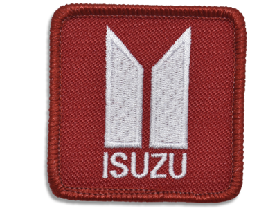 Official Isuzu Emblem Emblem with Industrial Heat Seal Backing