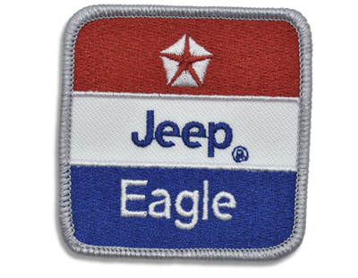 Official Jeep Eagle Emblem Emblem with Industrial Heat Seal Backing