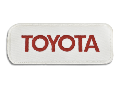 Official Toyota Emblem with Industrial Heat Seal Backing