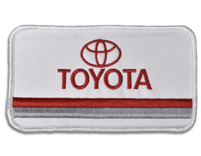 Official Toyota Emblem with Industrial Heat Seal Backing