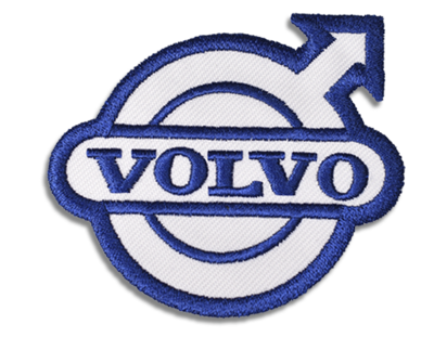 Official Volvo Emblem with Industrial Heat Seal Backing