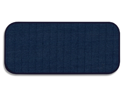 Blank Rectangle 4" x 1 7/8" 396-19 Ripstop Blue F7 with Twilight D4 Embroidered Border