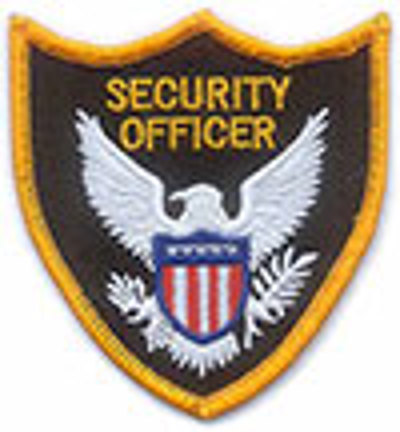 Official Security Emblem with Industrial Heat Seal Backing