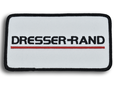 Official Dresser Rand Emblem  Emblem with Industrial Heat Seal Backing